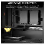 Corsair PC Case | 3200D RS | Black | Mid-Tower - Image 7