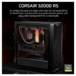 Corsair PC Case | 3200D RS | Black | Mid-Tower - Image 2
