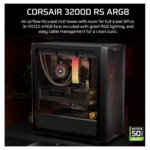 Corsair PC Case | 3200D RS ARGB | Smoke | Mid-Tower - Image 2