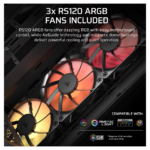 Corsair PC Case | 3200D RS ARGB | Smoke | Mid-Tower - Image 5
